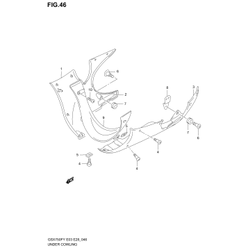 UNDER COWLING (MODEL W/X/Y)