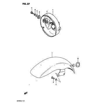 HEADLAMP HOUSING - FRONT FENDER