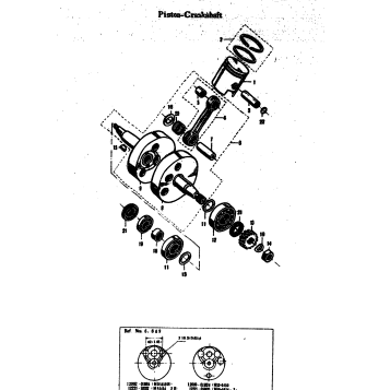 PISTON-CRANKSHAFT