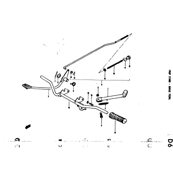 PROP STAND - BRAKE PEDAL