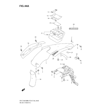 REAR FENDER (MODEL K7/K8)