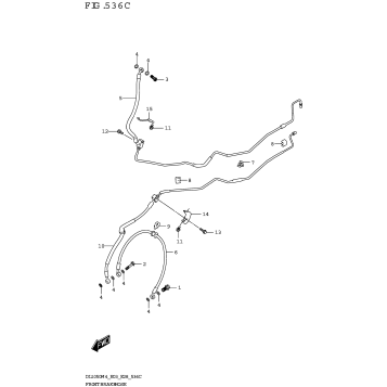 FRONT BRAKE HOSE (DL1050RR)