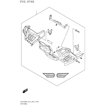OPTIONAL (DL650AM2 E28:UNDER COWLING SET)