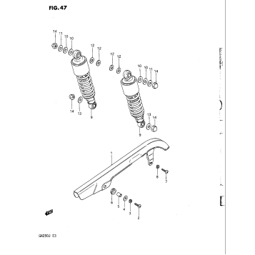 CHAIN CASE - SHOCK ABSORBER