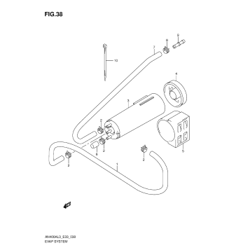EVAP SYSTEM (AN400AL3 E33)
