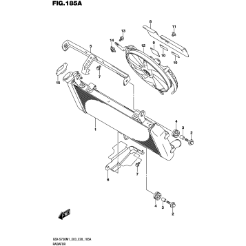 RADIATOR (GSX-S750A,GSX-S750ZA)