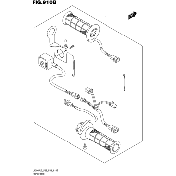 GRIP HEATER SET (OPTIONAL:UH200AL5 P33)