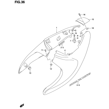 FRAME COVER (MODEL V/W)