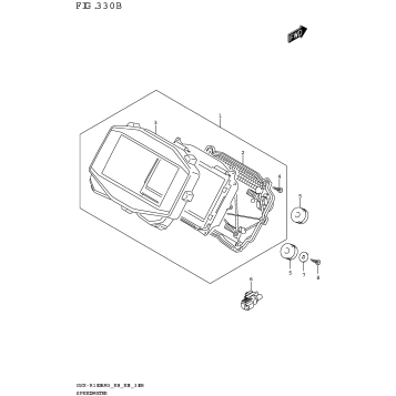 SPEEDOMETER (GSX-R1000A:E28)