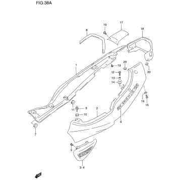 FRAME COVER (GSF1200SAV)