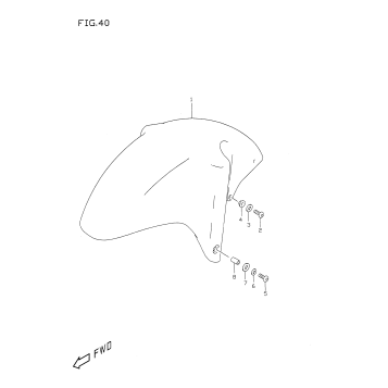 FRONT FENDER (MODEL T/V)