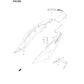 FRAME COVER (GS500FK5)