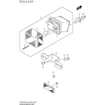 REAR COMBINATION LAMP (DR-Z400SMM3 E33)