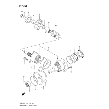 SECONDARY DRIVE GEAR