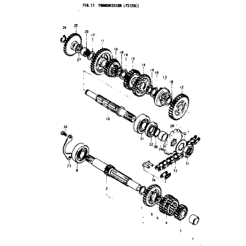 TRANSMISSION (TS125C)