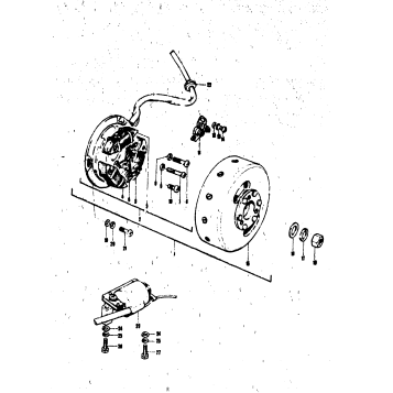 FLYWHEEL MAGNETO - IGNITION COIL