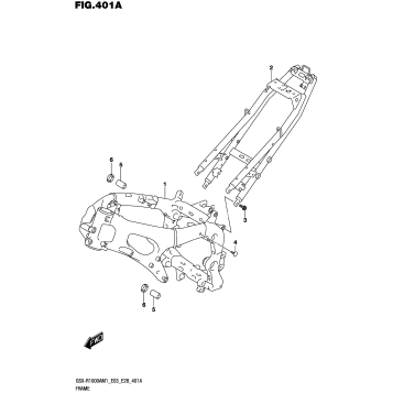FRAME (GSX-R1000A,GSX-R1000ZA)