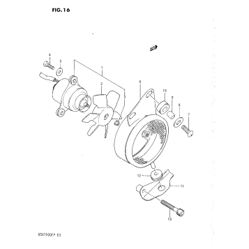 COOLING FAN (CALIFORNIA ONLY)