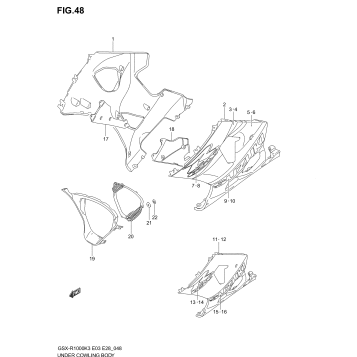UNDER COWLING (MODEL K3)