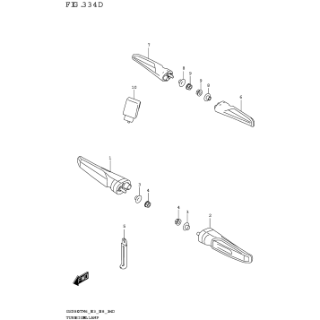 TURNSIGNAL LAMP (GSX800TTRQB)