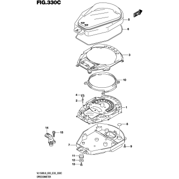 SPEEDOMETER (VL1500TL9 E03)