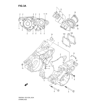 CRANKCASE (MODEL K3/K4/K5/K6)