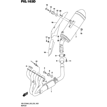 MUFFLER (GSX-S750YAL9 E28)