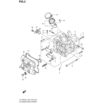 CYLINDER HEAD (FRONT)