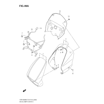 HEADLAMP COVER (VZR1800ZK7/ZK8)