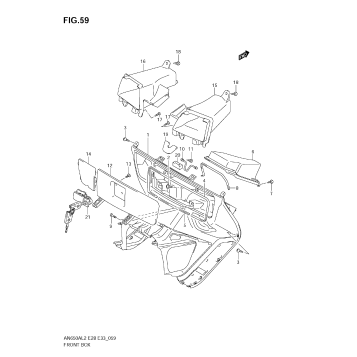 FRONT BOX (AN650A L2 E33)