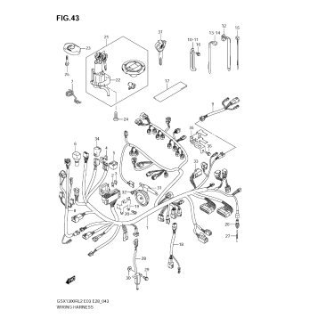 WIRING HARNESS (GSX1300R L2 E28)