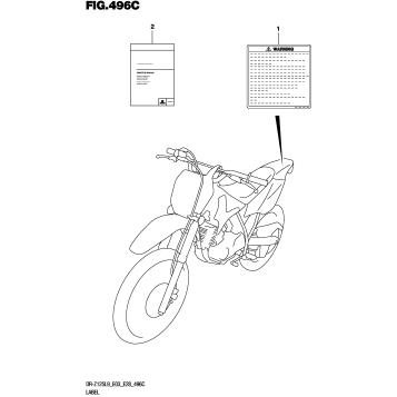 LABEL (DR-Z125LL9 E28)