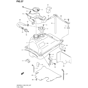 FUEL TANK (AN400ZAL4 E28)