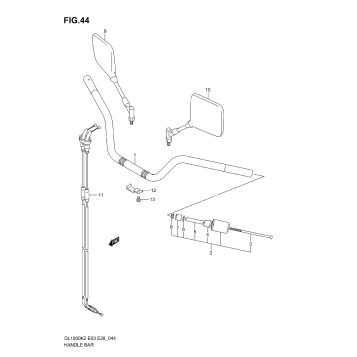 HANDLEBAR (MODEL K2/K3)