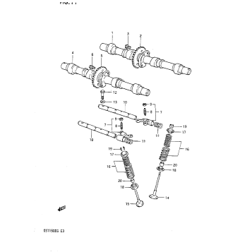 CAM SHAFT-VALVE