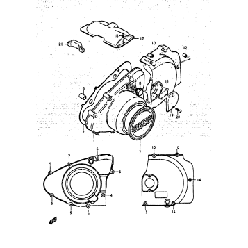 CRANKCASE LH COVER