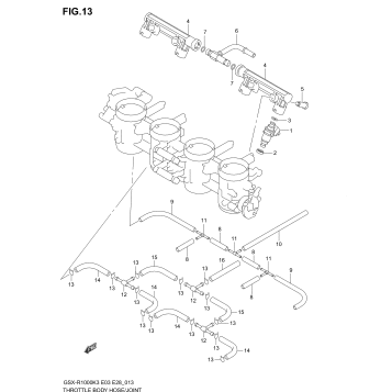 THROTTLE BODY HOSE/JOINT