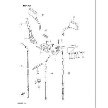 HANDLE BAR (GS550ED)