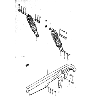 CHAIN CASE - SHOCK ABSORBER