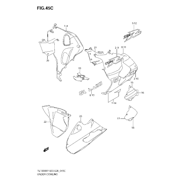 UNDER COWLING (MODEL K1)