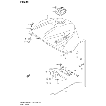 FUEL TANK (MODEL K1)