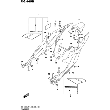 FRAME COVER (GSX-R1000RA)