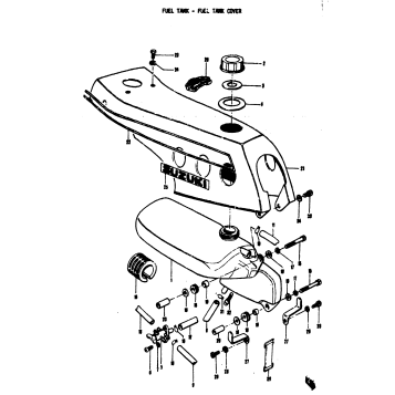 FUEL TANK - FUEL TANK COVER