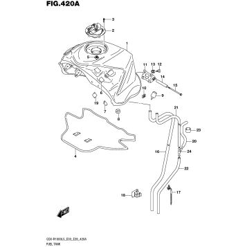 FUEL TANK (GSX-R1000L5 E03)