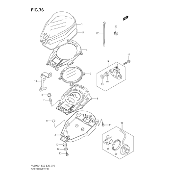 SPEEDOMETER (VL800T E28)
