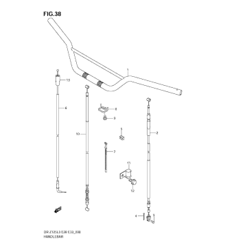 HANDLEBAR (DR-Z125L3 E33)