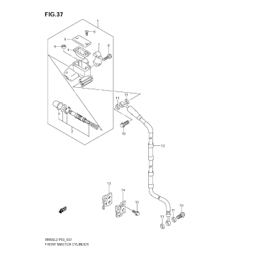 FRONT MASTER CYLINDER (RM85)