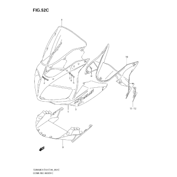 COWLING BODY (SV650SK6)