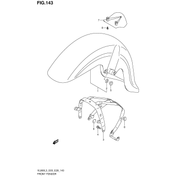 FRONT FENDER (VL800L3 E28)