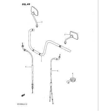 HANDLEBAR - CONTROL CABLE